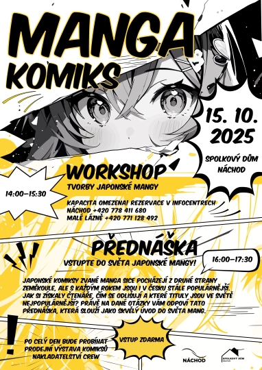 Workshop tvorby japonsk mangy v Nchod