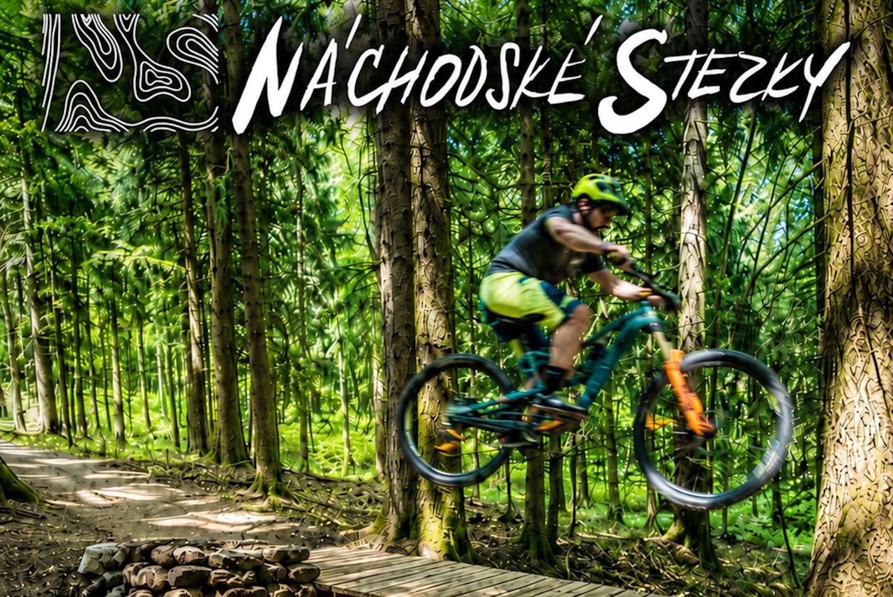 N�chod otev�el nov� trail VLK v lesoparku Montace