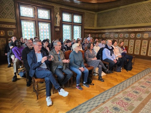 Slavnostn pijet delegace z partnerskho msta Persan (Francie)
