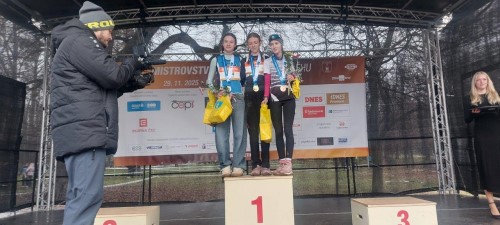 Stříbro z Mistrovství ČR v přespolním běhu