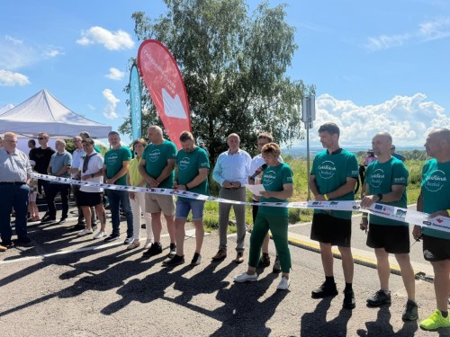 Slavnostní otevření cyklostezky kolem Rozkoše