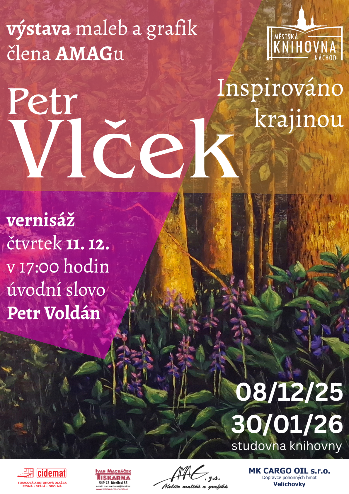 PlakátPetr Vlček - Inspirováno krajinou