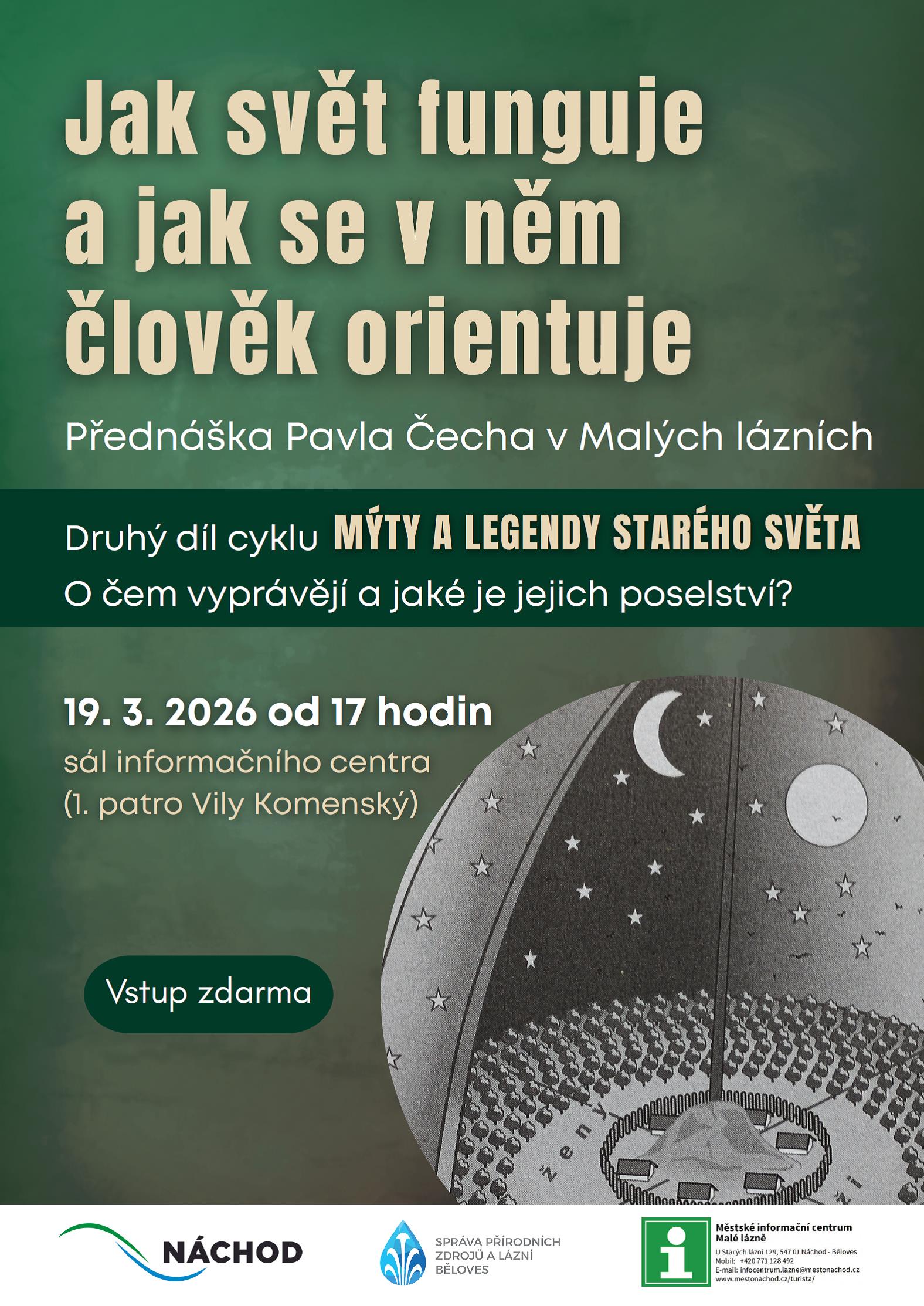 PlakátPřednáška Jak svět funguje a jak se v něm člověk orientuje