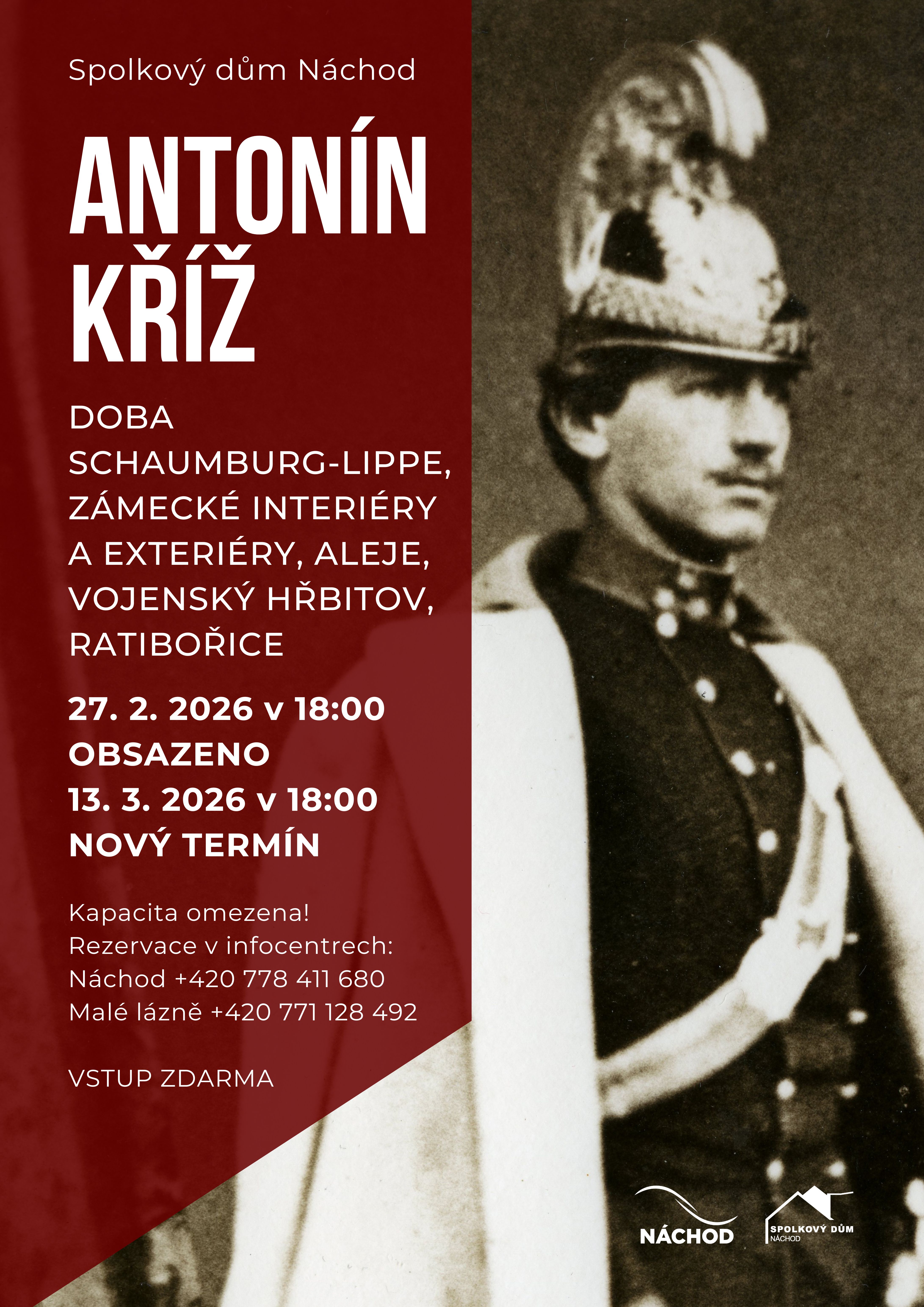 PlakátAntonín Kříž - Doba Schaumburg-Lippe - OBSAZENO