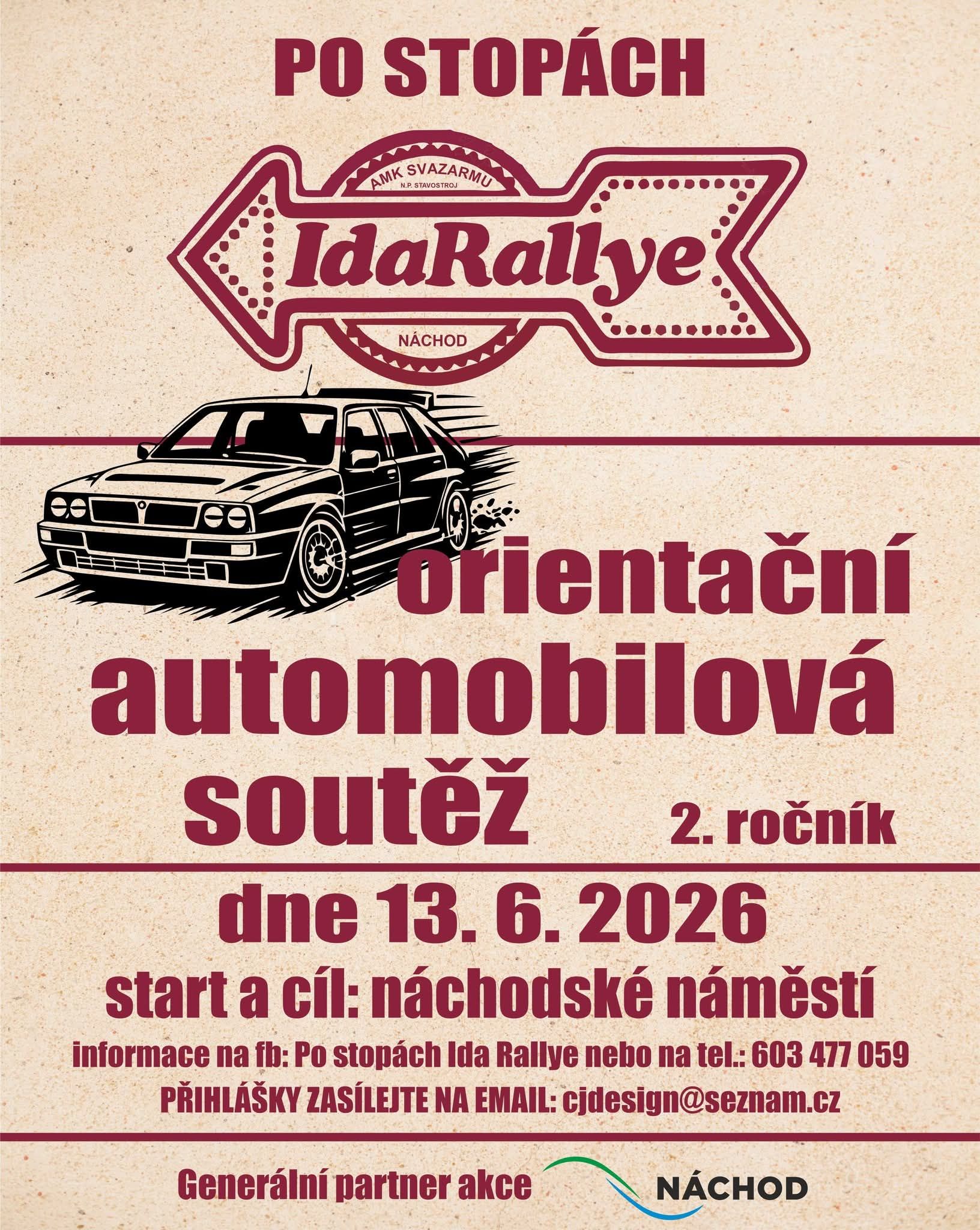 PlakátPo stopách IdaRallye