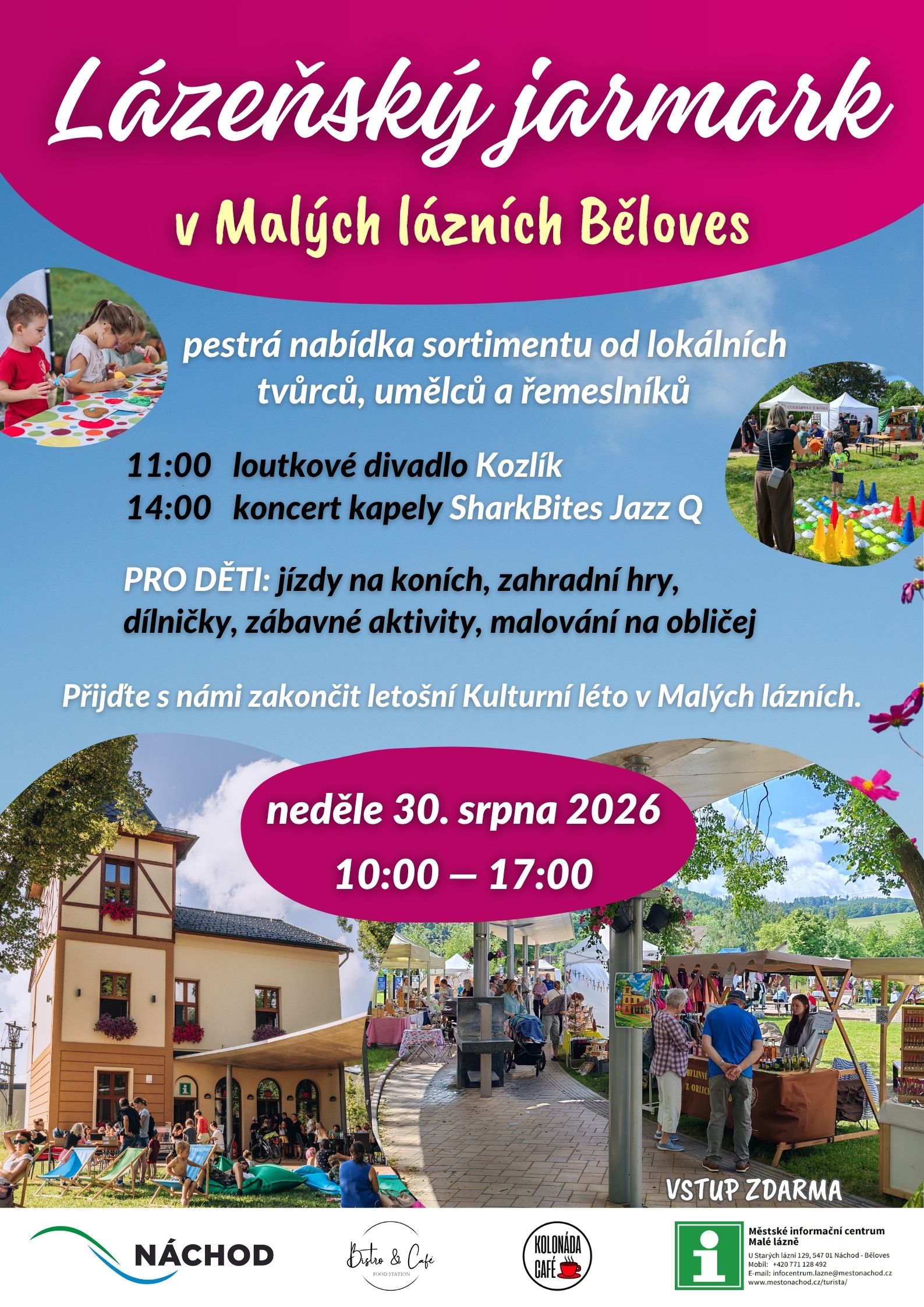 PlakátLázeňský jarmark v Malých lázních