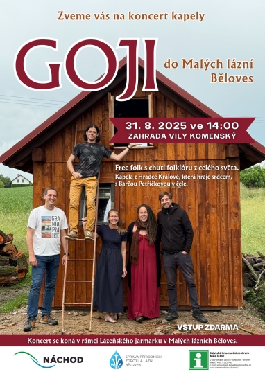 Koncert kapely GOJI v Malch lznch